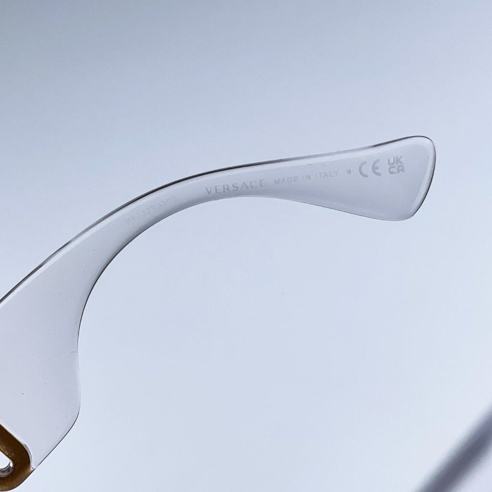 NEW VERSACE MAXI BIGGIE 148/1W Crystal Clear Oval Women 😎 - Picture 2 of 13